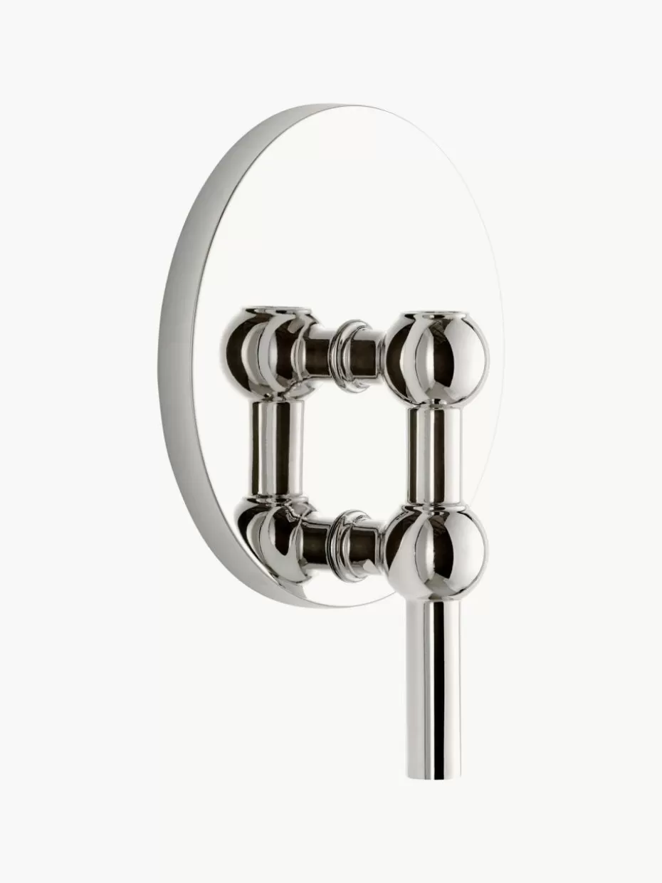Kerzenständer & Kerzenhalter-Stoff Nagel Wandhalter für Kerzenhalter Silberfarben, glänzend