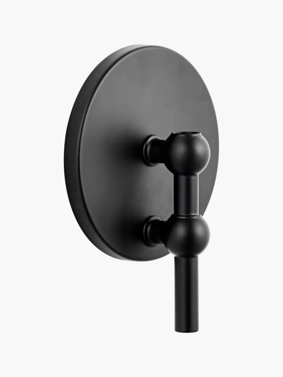 Kerzenständer & Kerzenhalter-Stoff Nagel Wandhalter für Kerzenhalter Schwarz, matt