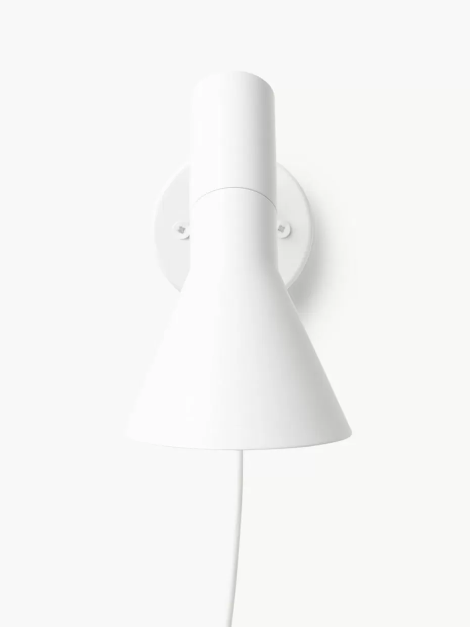 Wandstrahler-Louis Poulsen Wandleuchte AJ mit Stecker Weiß