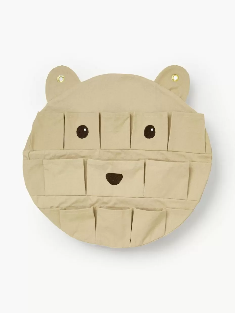 Aufbewahrung-Cam Cam Copenhagen Wandorganizer Bear aus Bio-Baumwolle