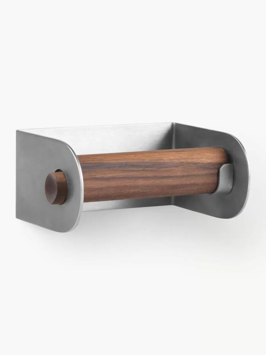 Toilettenpapierhalter-Kristina Dam Wand-Toilettenpapierhalter Dowel aus Walnussholz