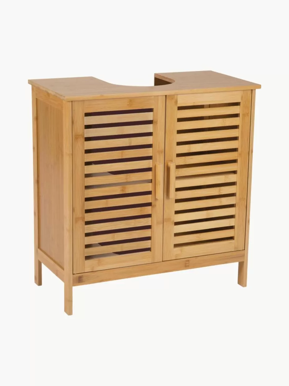 Badschränke-Andrea House Waschbeckenunterschrank Merhaba aus Bambusholz, B 60 cm