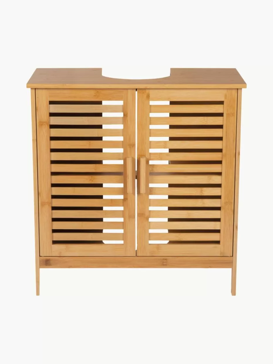 Badschränke-Andrea House Waschbeckenunterschrank Merhaba aus Bambusholz, B 60 cm