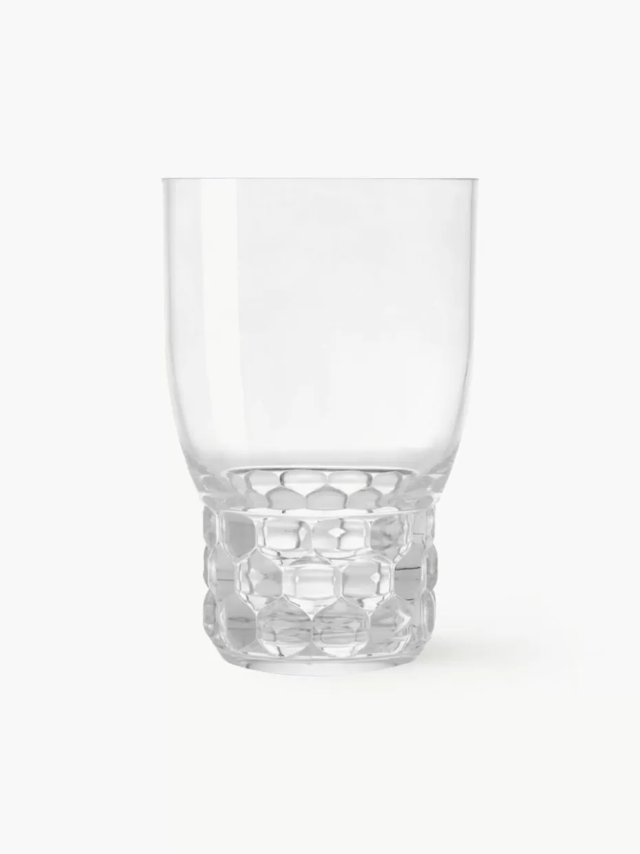 Wassergläser-Kartell Wassergläser Jellies aus Kunststoff, 4 Stück Transparent