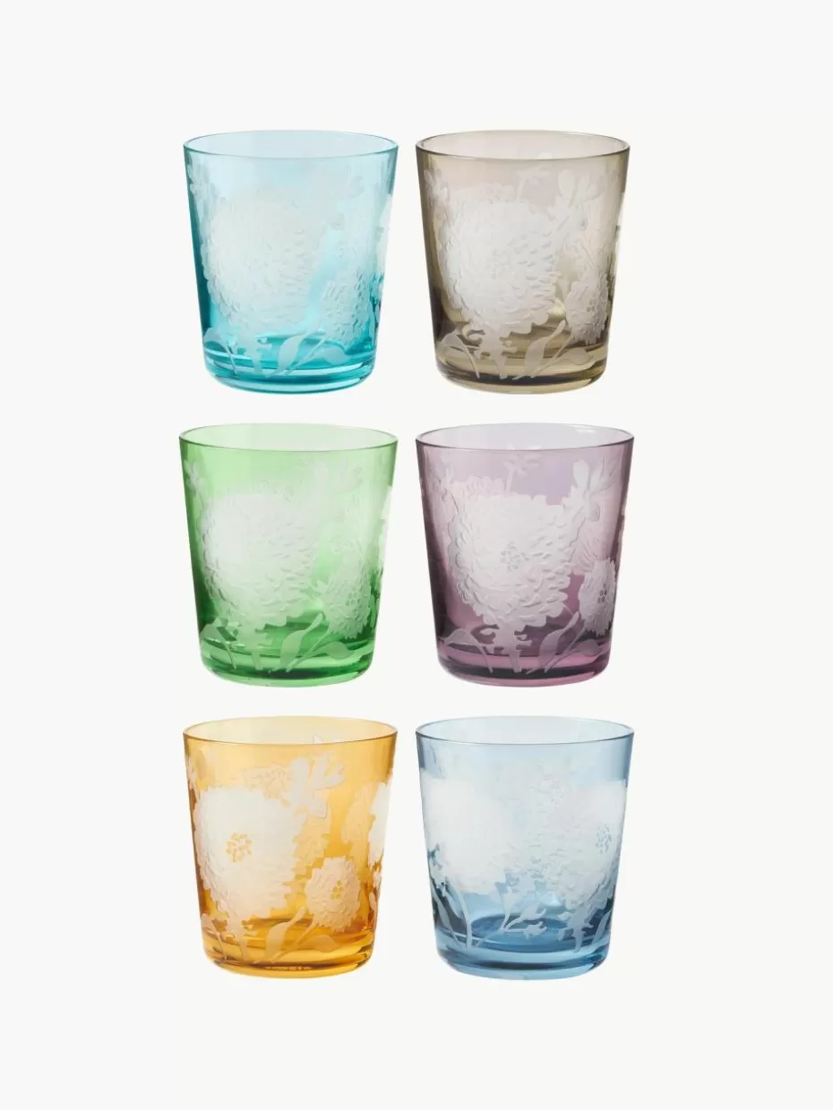 Wassergläser-Pols Potten Wassergläser Peony, 6er-Set