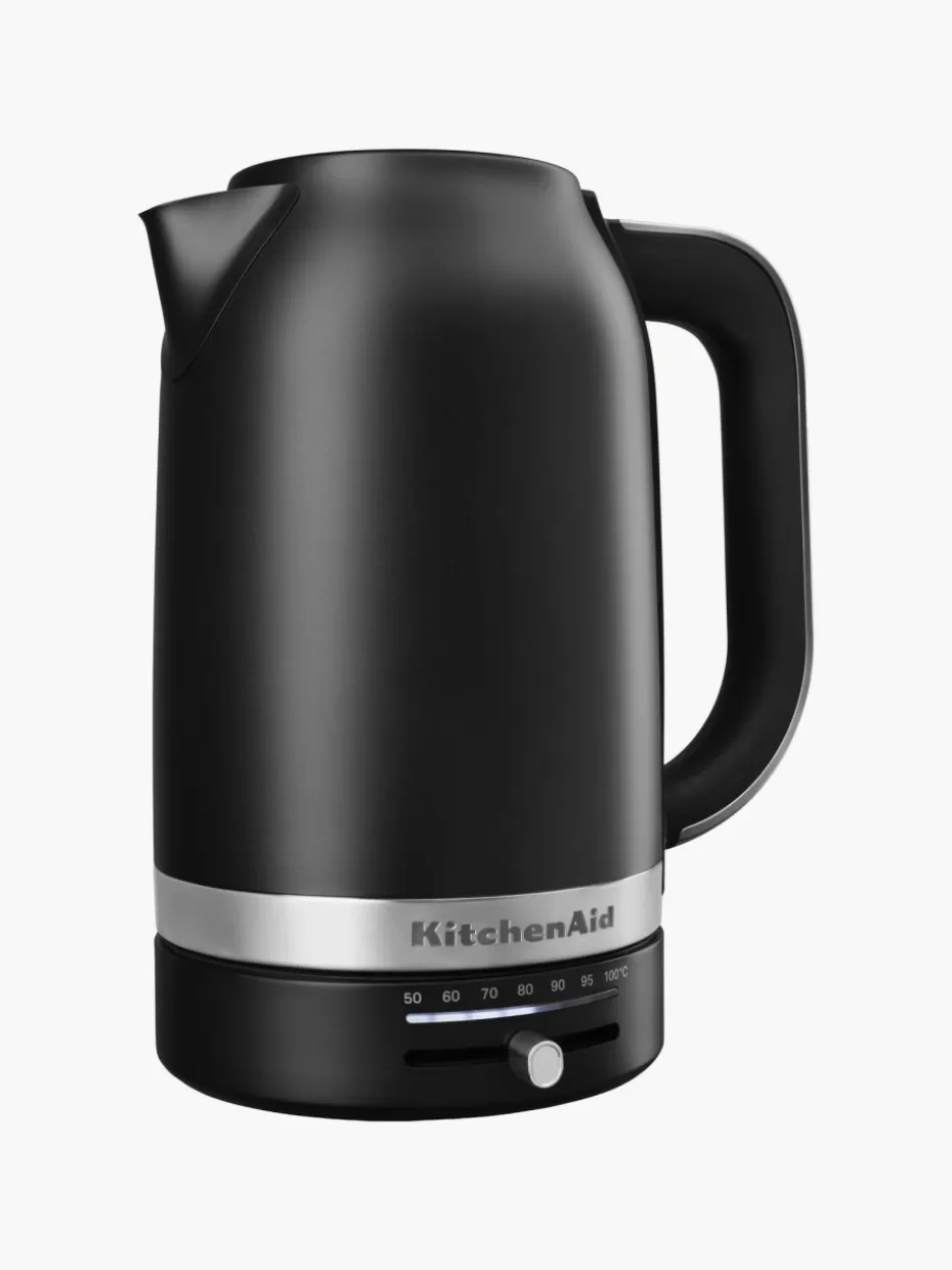 Wasserkocher-KitchenAid Wasserkocher Almond, 1.7 L Schwarz, matt
