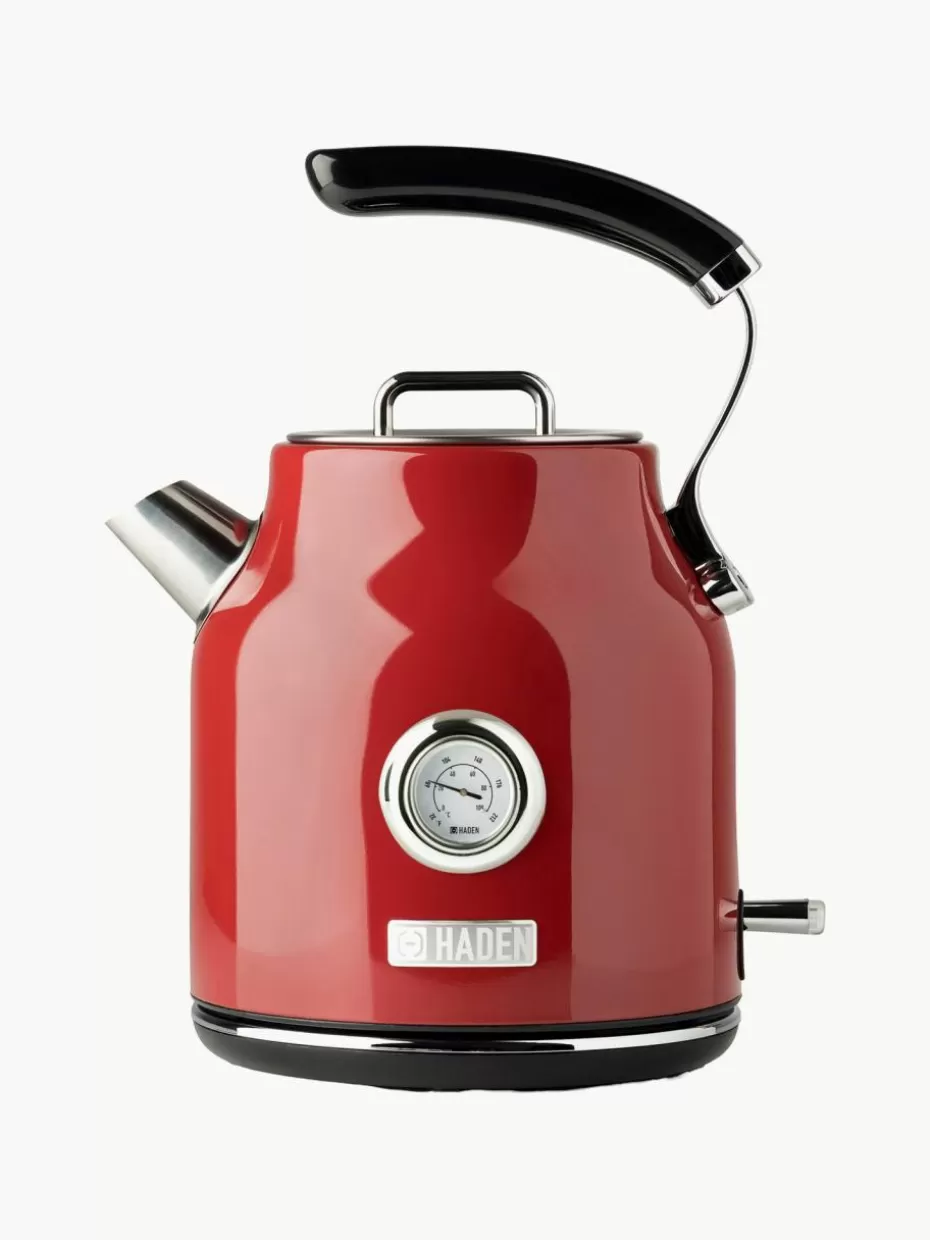 Wasserkocher-Haden Wasserkocher Dorset, 1.7 L Rot, glänzend