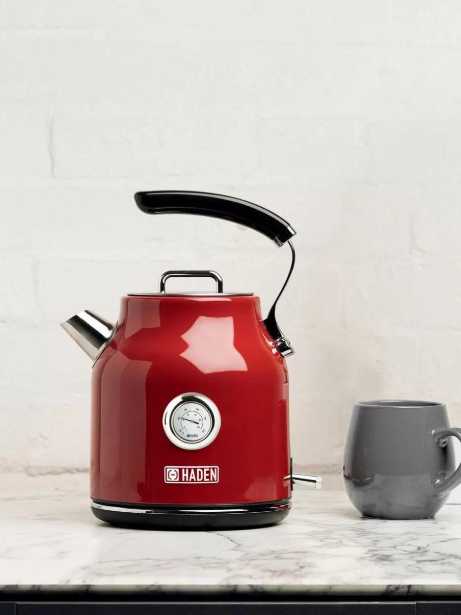 Wasserkocher-Haden Wasserkocher Dorset, 1.7 L Rot, glänzend