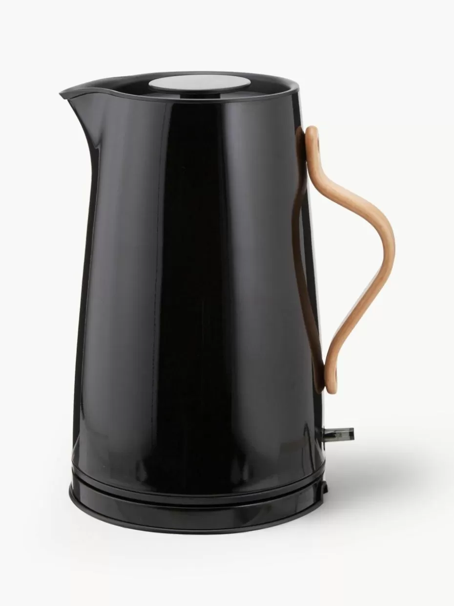 Wasserkocher-Stelton Wasserkocher Emma, 1.2 L Schwarz, glänzend