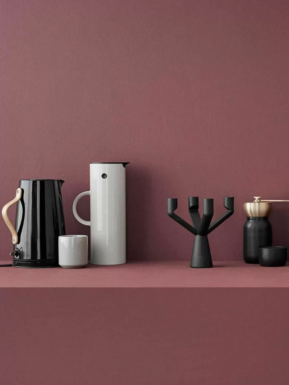 Wasserkocher-Stelton Wasserkocher Emma, 1.2 L Schwarz, glänzend