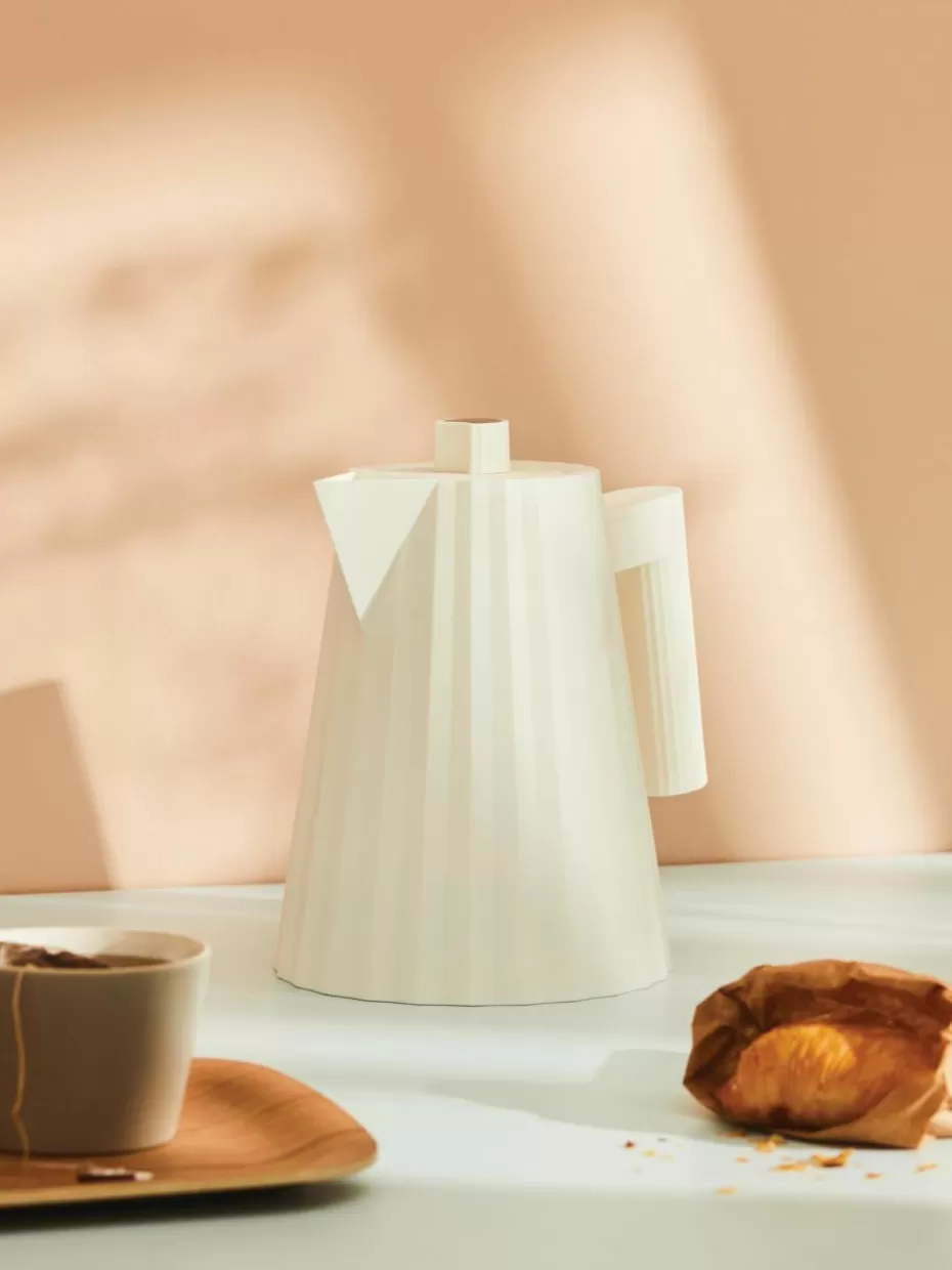 Wasserkocher-Alessi Wasserkocher Plissé, 1 L Off White