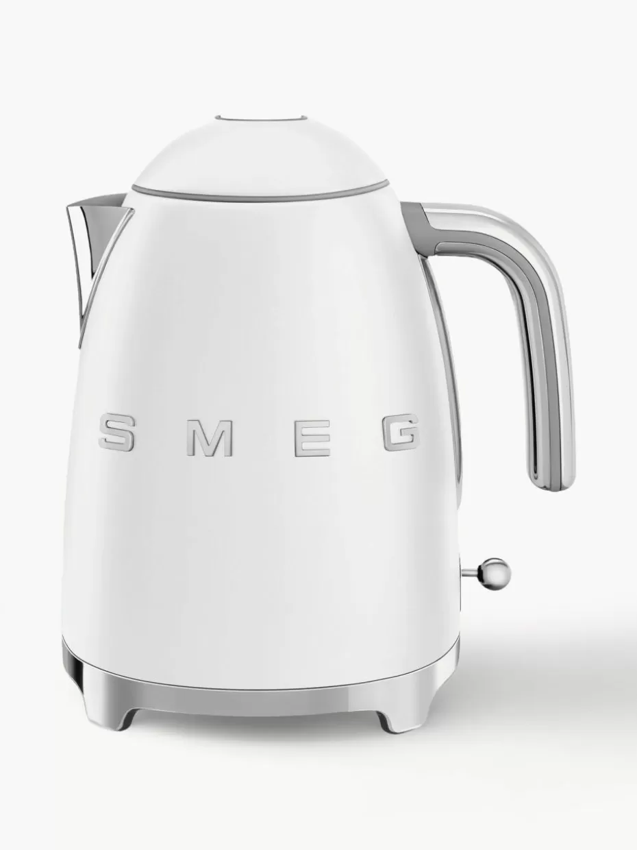 Wasserkocher-Smeg Wasserkocher 50's Style, 1.7 L Weiß, matt
