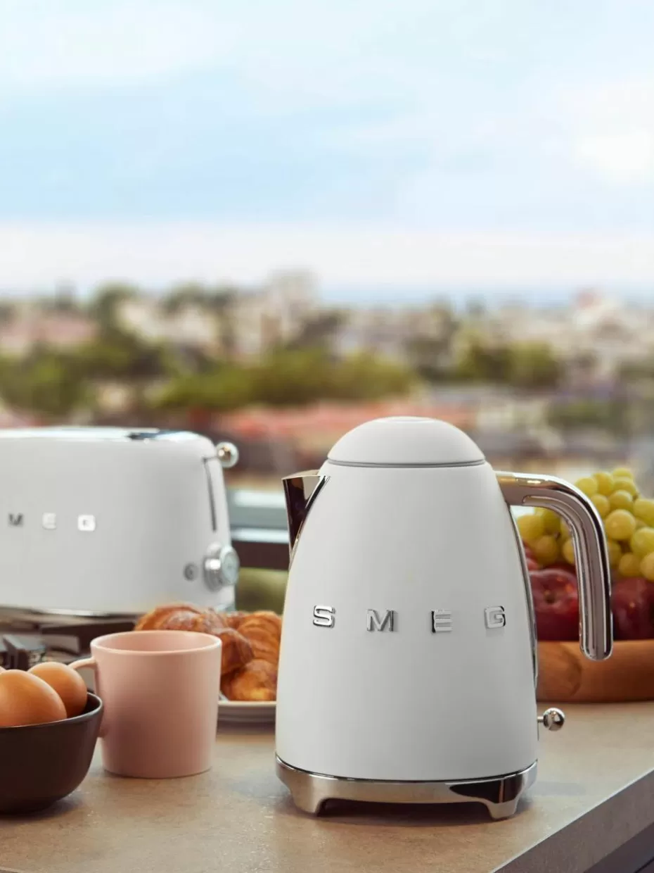 Wasserkocher-Smeg Wasserkocher 50's Style, 1.7 L Weiß, matt