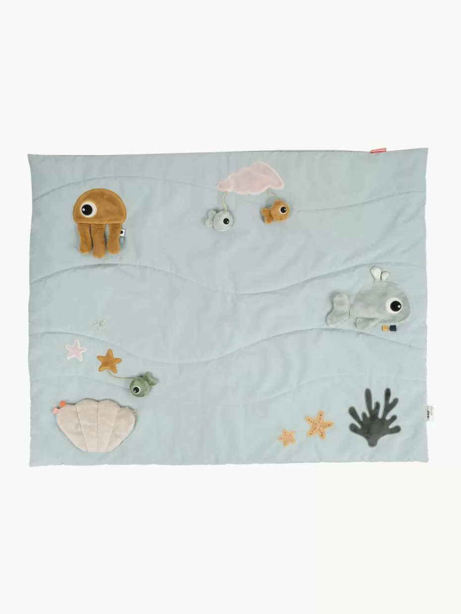 Kuschel- & Krabbeldecken-Done by Deer Wattierte Spieldecke Sea Friends