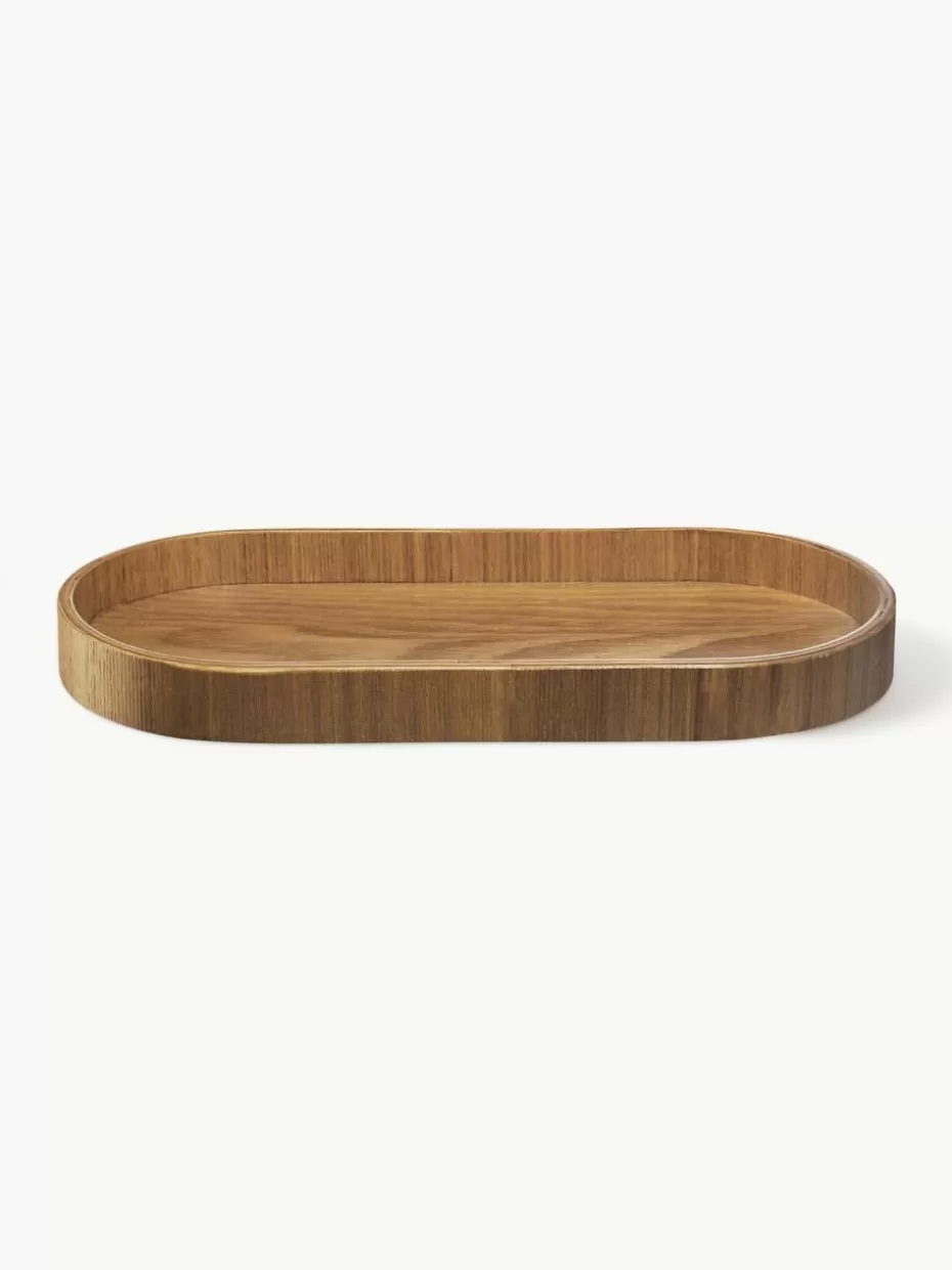 Serviertabletts-Asa Selection Weidenholz-Servierplatte Wood, in verschiedenen Größen