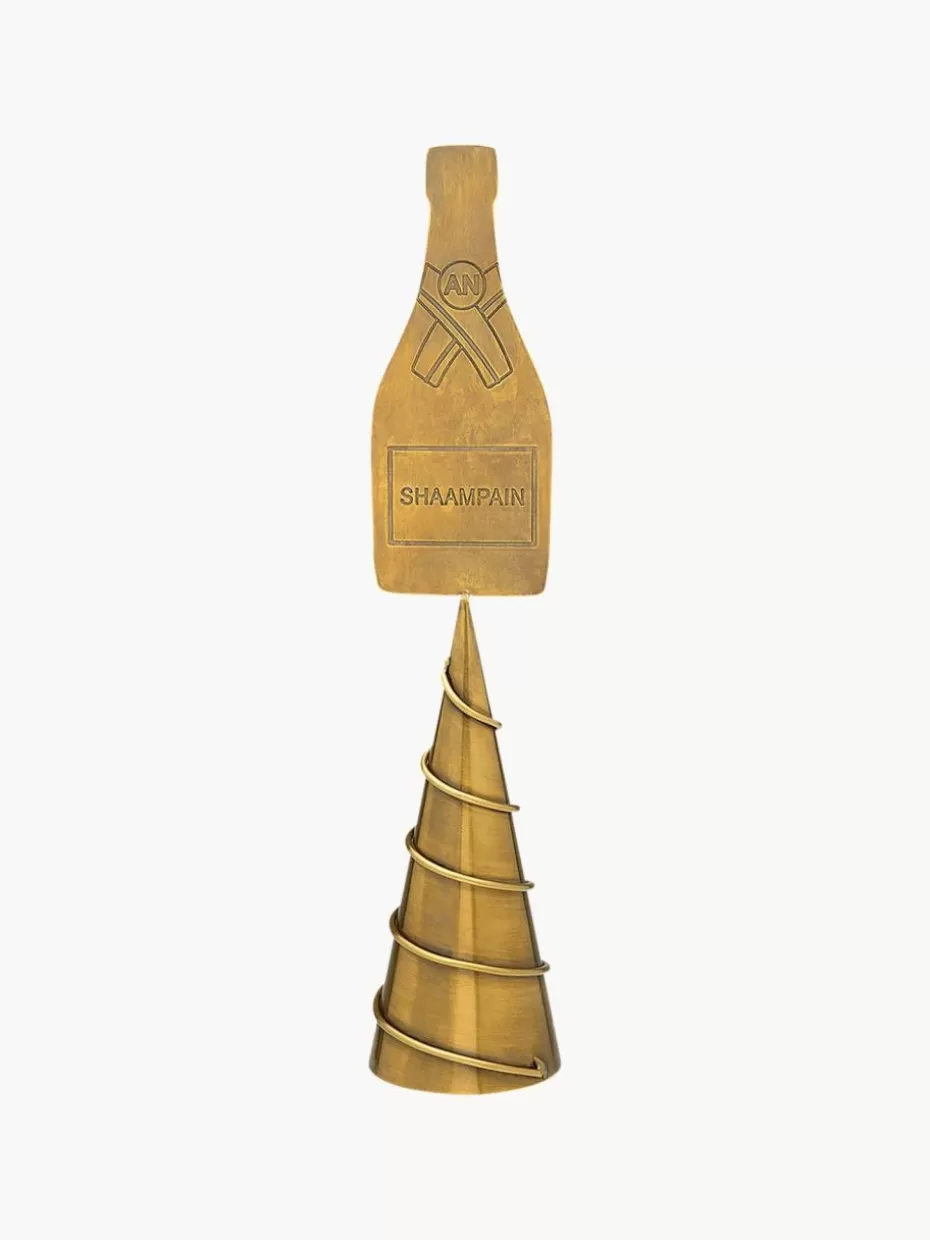 Weihnachtsbaumspitzen | Glow-Up-Anna + Nina Weihnachtsbaumspitze Champagne aus Messing