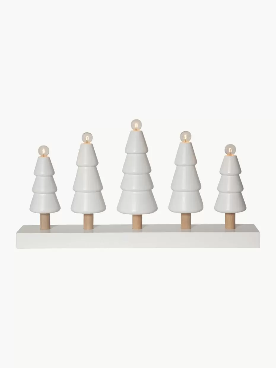 Weihnachtsbeleuchtung | Family Holidays-Star Trading Weihnachtsdekoration Skog aus Kiefern- und Birkenholz