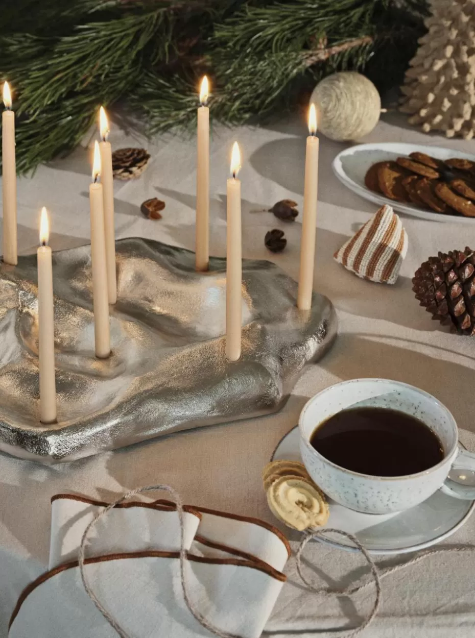 Weihnachtskugeln & Baumanhänger | Nordic Celebrations-Broste Copenhagen Weihnachtskugel Carol, 4 Stück Off White