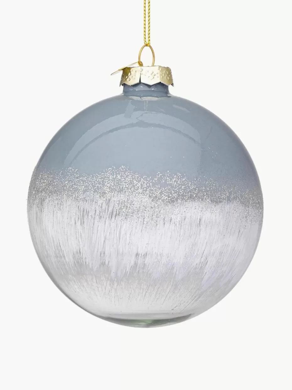 Weihnachtskugeln & Baumanhänger | Romantische Details-Bizzotto Weihnachtskugeln Elegance, verschiedene Setgrößen
