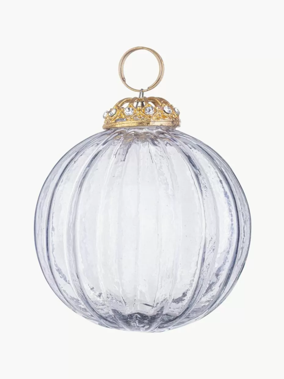 Weihnachtskugeln & Baumanhänger | Romantische Details-Bizzotto Weihnachtskugeln Plucky, 4 Stück