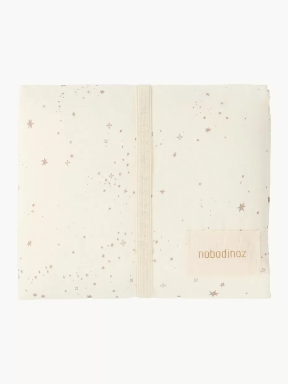 Wickeln & Pflege-Nobodinoz Wickelauflage Stories aus Bio-Baumwolle Off White, Beige