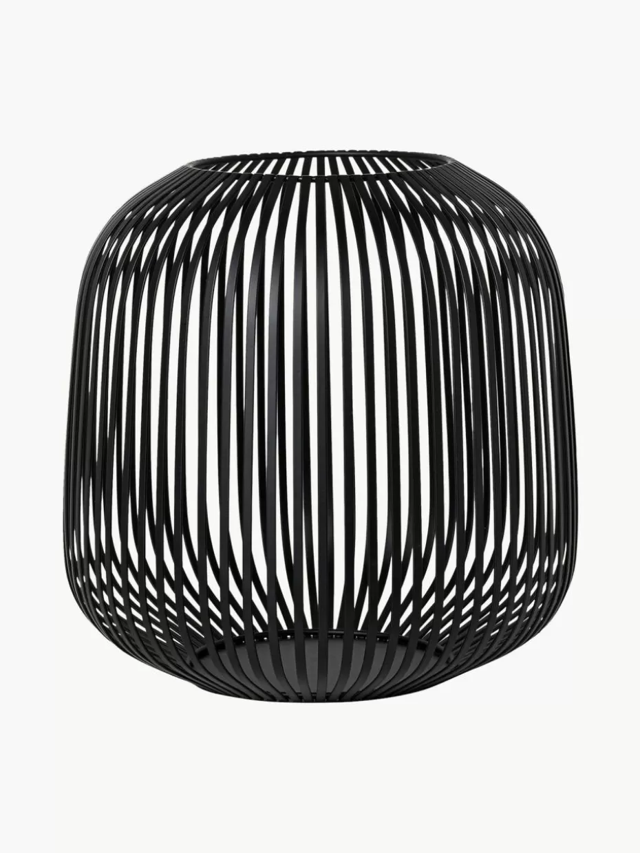 Windlichter & Laternen-Blomus Windlicht Lito, H 27 cm Schwarz