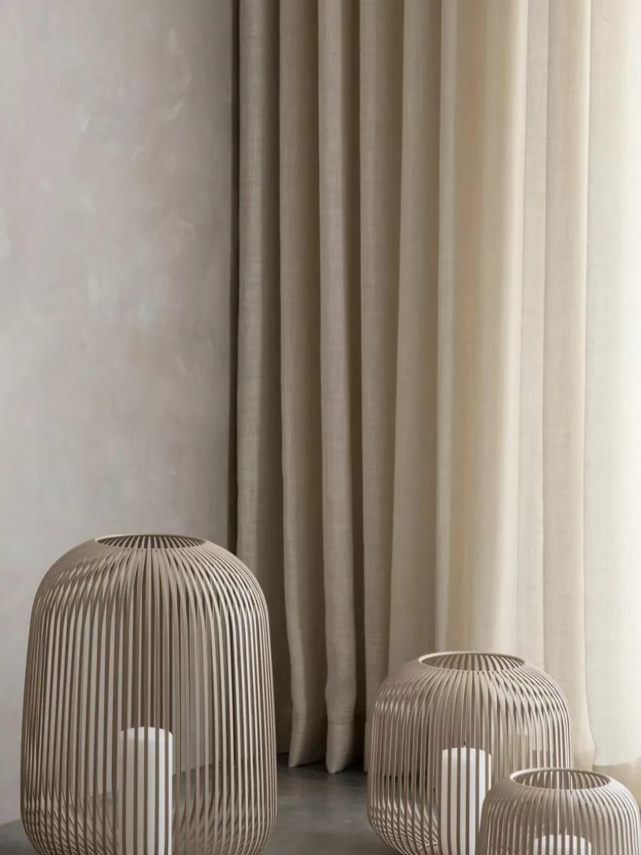 Windlichter & Laternen-Blomus Windlicht Lito, H 17 cm Hellbeige
