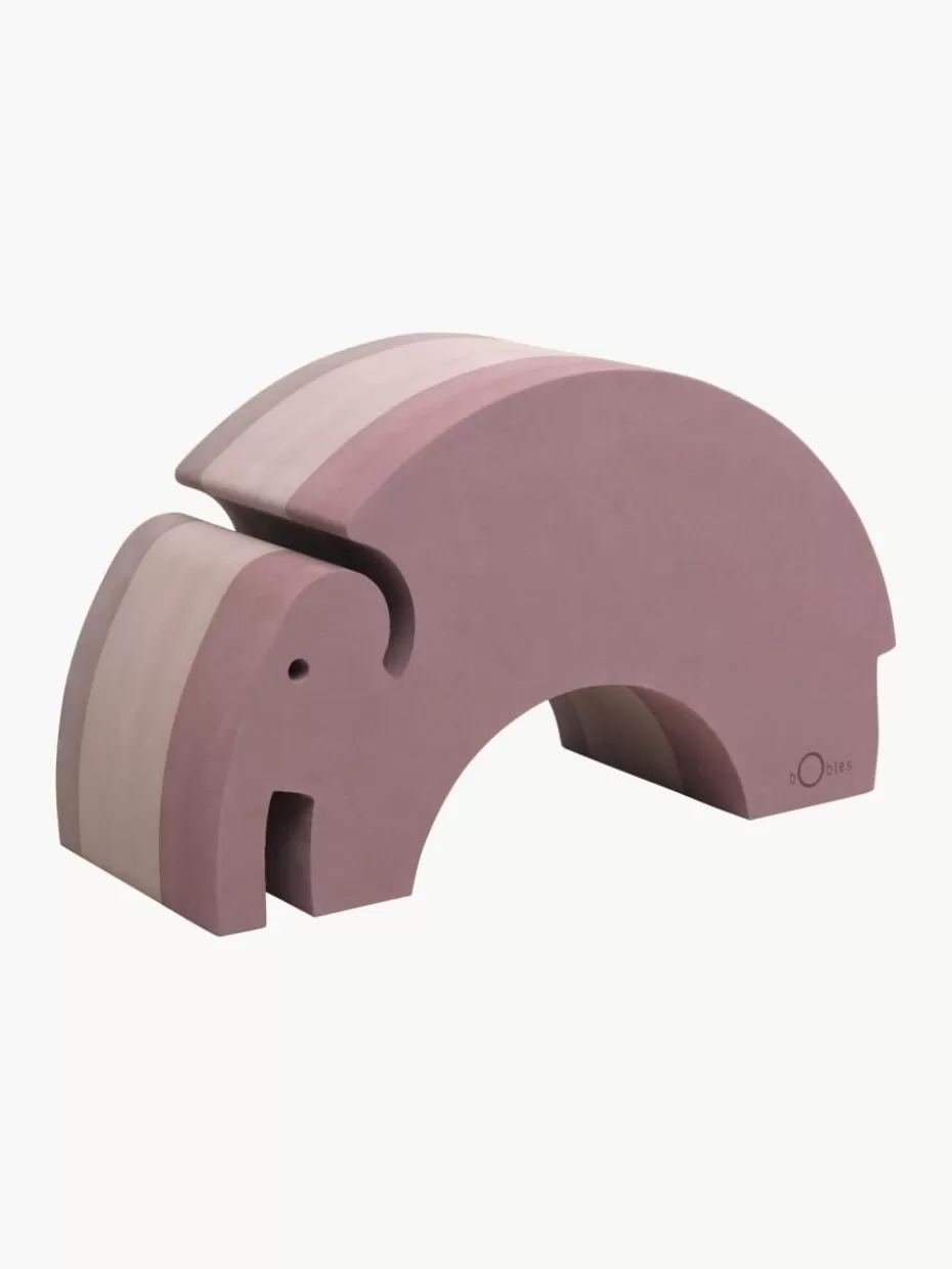 Spielzeug & Kuscheltiere-bObles Wippe Elephant, B 55 cm Mauve, Hellrosa, Altrosa
