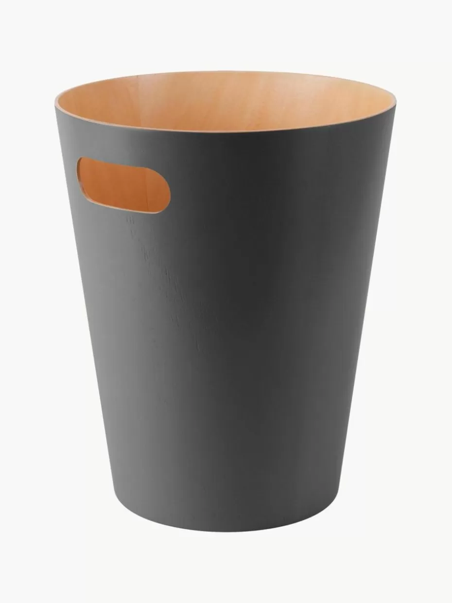 Bürobedarf-Umbra XS Papierkorb Woodrow Can Anthrazit