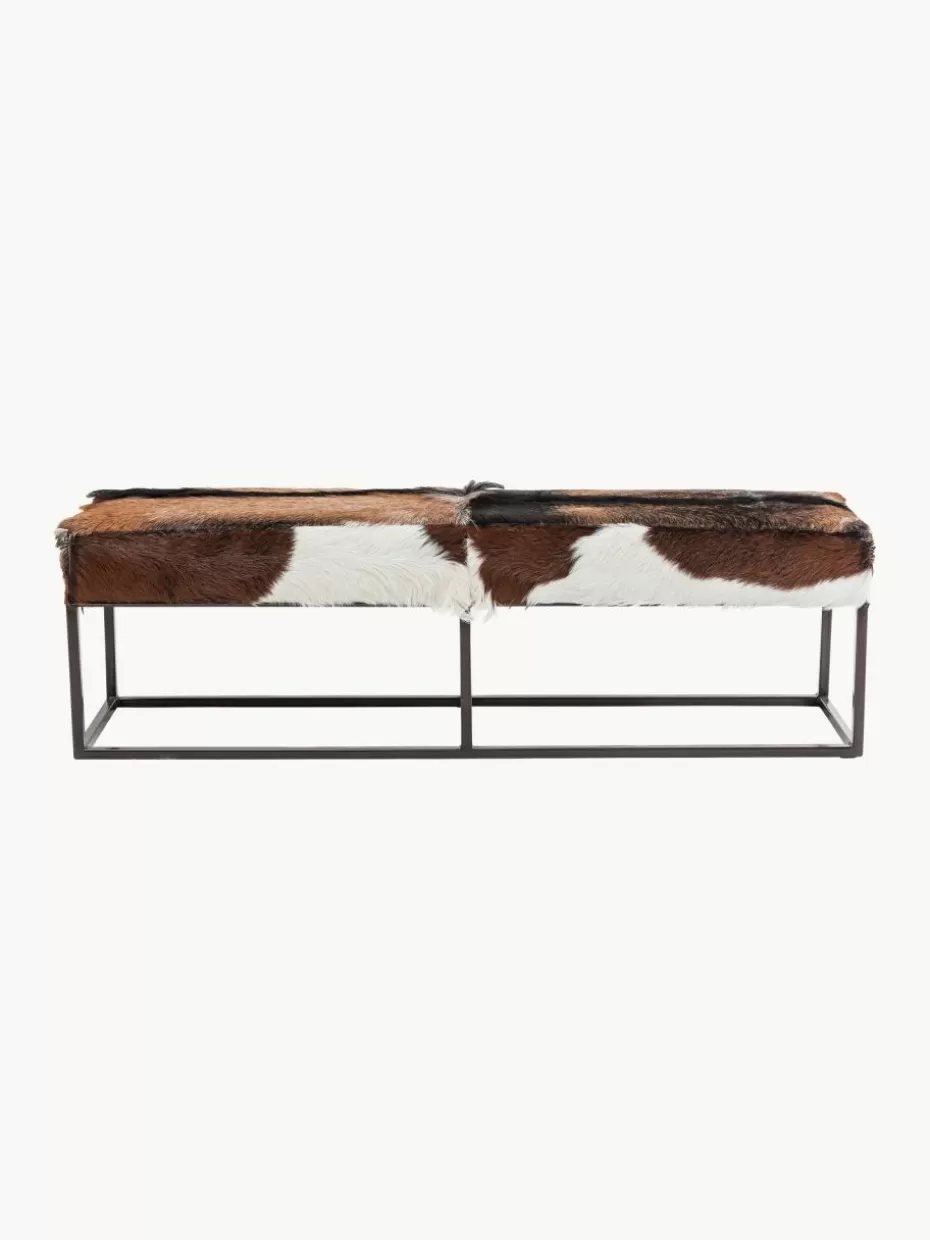 Flur Sitzbänke | Bettbänke-Kare Design Ziegenfell-Sitzbank Country Life